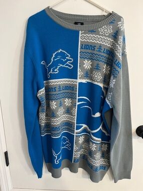 Men’s size 2XL Detroit Lions Sweater